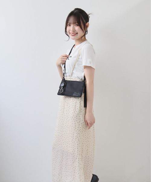 BACKYARD FAMILY(バックヤードファミリー)の「Holiday A.M. KB156 ワンマイル ネックサコッシュ(ショルダーバッグ・レディース・ネイビー/カーキ/グレー/ブラック・FREE)」の12枚目の写真