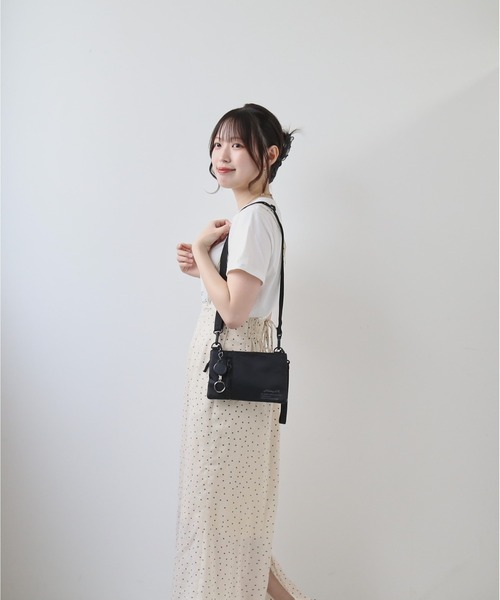 BACKYARD FAMILY(バックヤードファミリー)の「Holiday A.M. KB156 ワンマイル ネックサコッシュ(ショルダーバッグ・レディース・ネイビー/カーキ/グレー/ブラック・FREE)」の15枚目の写真