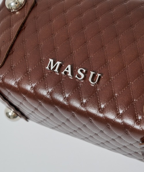 MASU(エムエーエスユー)の「LEATHER CAKE BAG(ハンドバッグ・メンズ・ブラウン/ゴールド/ブラック/シルバー・FREE)」の9枚目の写真