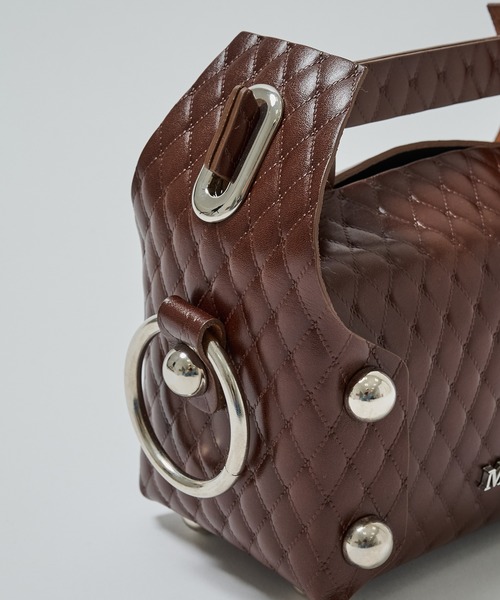 MASU(エムエーエスユー)の「LEATHER CAKE BAG(ハンドバッグ・メンズ・ブラウン/ゴールド/ブラック/シルバー・FREE)」の11枚目の写真