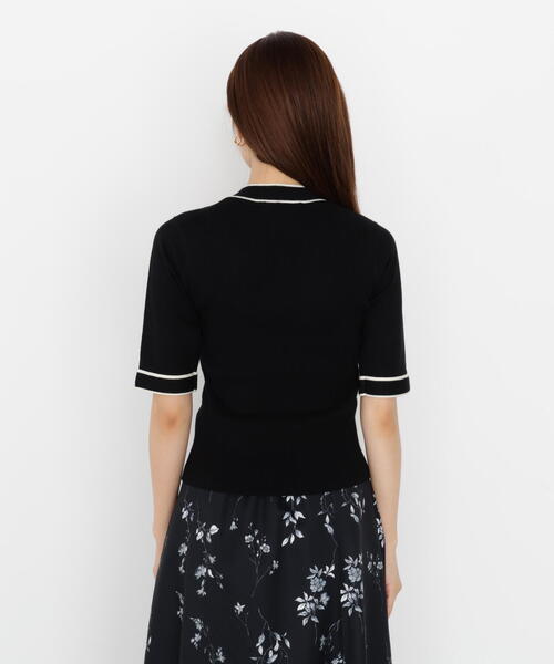 PROPORTION BODY DRESSING(プロポーションボディドレッシング)の「<ハンドウォッシャブル>リボンスリーブ配色ニット / 1215270927(ニット/セーター・レディース・ブラック/ベージュ/ボルドー・FREE)」の21枚目の写真