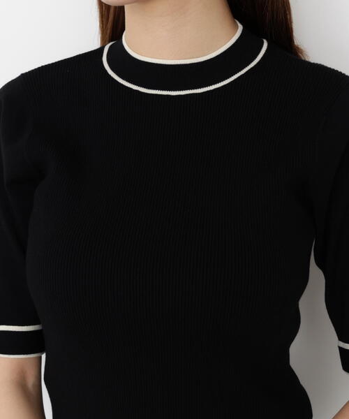 PROPORTION BODY DRESSING(プロポーションボディドレッシング)の「<ハンドウォッシャブル>リボンスリーブ配色ニット / 1215270927(ニット/セーター・レディース・ブラック/ベージュ/ボルドー・FREE)」の22枚目の写真