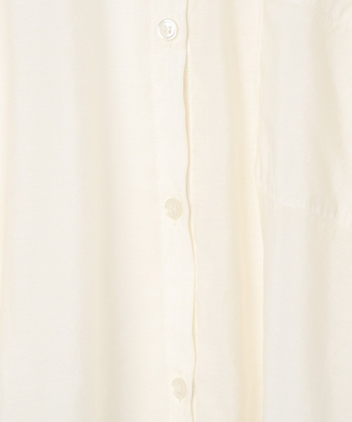 GLOBAL WORK（グローバルワーク）の「イージーDRYシアーシャツ長袖/576644（シャツ/ブラウス・キッズ・ピンク系1/ミント/アイボリー/サックスブルー・130cm/140cm/150cm/160cm）」の5枚目の写真