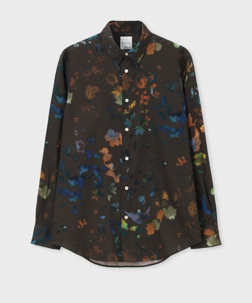 Paul Smith(ポールスミス)の「“Dreamscale Placement” シャツ【253644 901U】(シャツ/ブラウス・メンズ・ブラウン・SMALL/X-LARGE)」の1枚目の写真