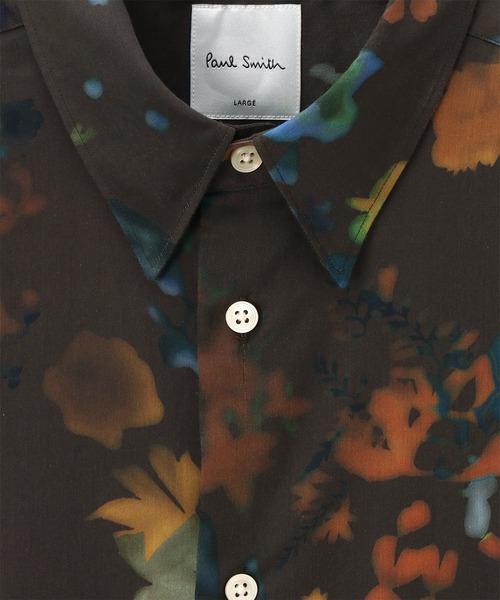 Paul Smith(ポールスミス)の「“Dreamscale Placement” シャツ【253644 901U】(シャツ/ブラウス・メンズ・ブラウン・SMALL/X-LARGE)」の2枚目の写真