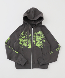 Wave of Sand / ウェーブ オブ サンド CL PRINT ZIP UP HOODIE