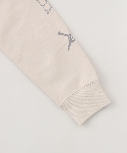 Wave of Sand（ウェーブオブサンド）の「Wave of Sand / ウェーブ オブ サンド CL PRINT ZIP UP HOODIE（パーカー・メンズ・ブラック/ブルー系その他/ベージュ・MEDIUM/SMALL）」の8枚目の写真