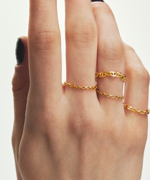 【les bonbon】K18 confident ring/コンフィデント リング