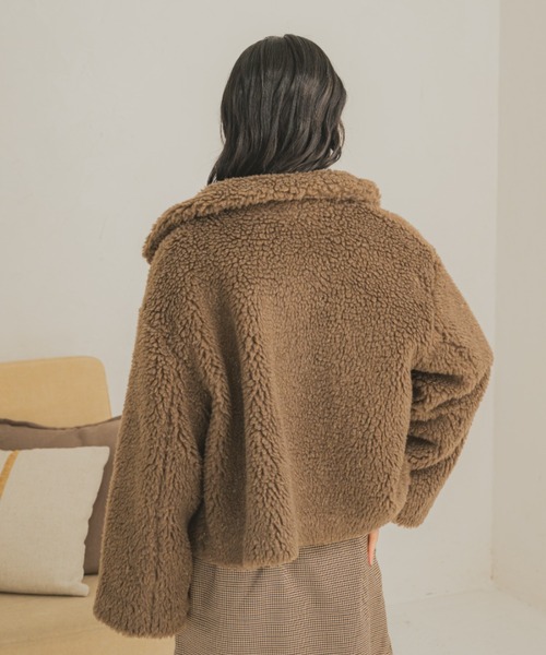 REMOON（リムーン）の「ラメボアスタンドジャケット（その他アウター