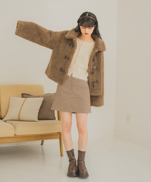 REMOON（リムーン）の「ラメボアスタンドジャケット（その他アウター