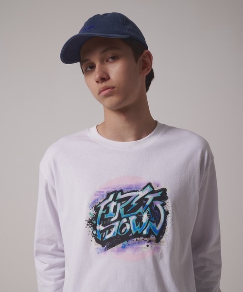 FIRST DOWN(ファーストダウン)の「プリント ロングスリーブ Tシャツ(Tシャツ/カットソー・メンズ・ホワイト/ブラック・M/L/XL)」の7枚目の写真