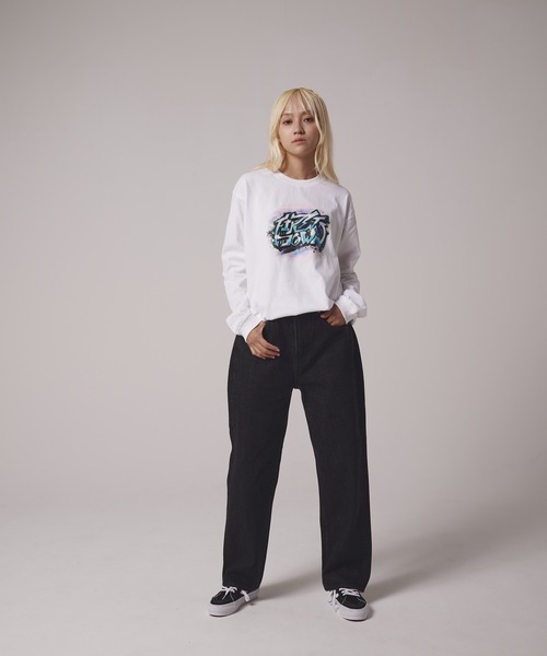FIRST DOWN(ファーストダウン)の「プリント ロングスリーブ Tシャツ(Tシャツ/カットソー・メンズ・ホワイト/ブラック・M/L/XL)」の10枚目の写真
