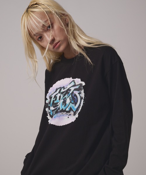 FIRST DOWN(ファーストダウン)の「プリント ロングスリーブ Tシャツ(Tシャツ/カットソー・メンズ・ホワイト/ブラック・M/L/XL)」の13枚目の写真