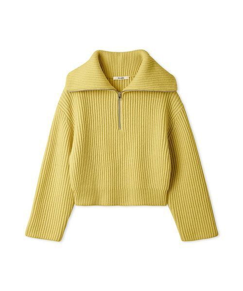 セール】ウールハーフジップニットプルオーバー（ニット/セーター