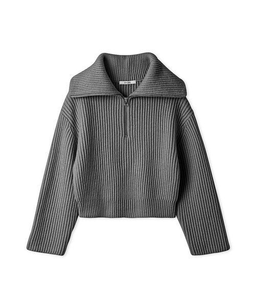 ウールハーフジップニットプルオーバー（ニット/セーター）｜SNIDEL