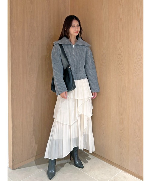 新品未使用☆即完売 SNIDEL スキッパーニットプルオーバー ネイビー SNIDEL｜リボンベアスキッパーニットプルオーバー | Rakuten Fashion