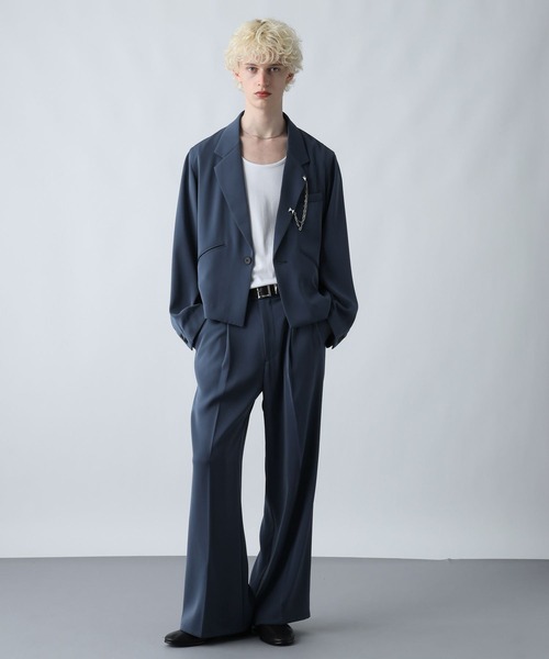 WEB限定 SET UP】TOROMIジャケット＊ワイドパンツ(HARE)（セットアップ