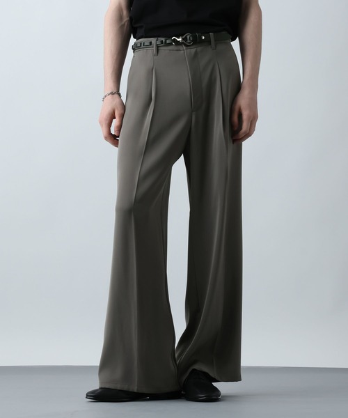 HARE（ハレ）の「【WEB限定 SET UP】TOROMIジャケット＊ワイドパンツ(HARE)（セットアップ・メンズ・ブラック/グレー/ブルー・SMALL/MEDIUM）」の19枚目の写真