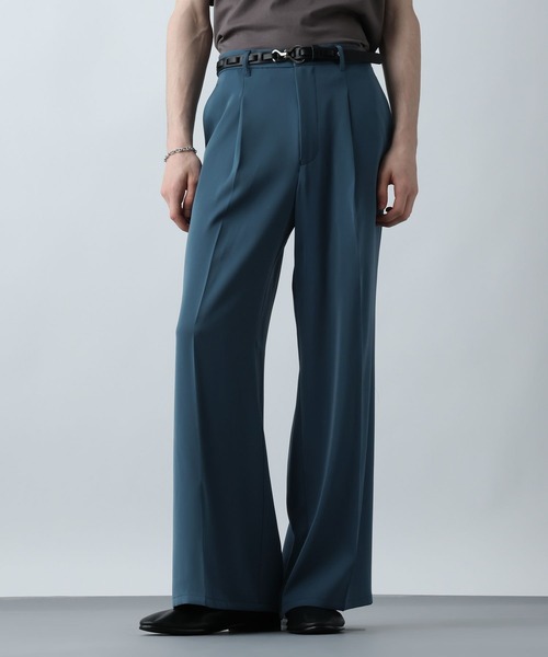 HARE（ハレ）の「【WEB限定 SET UP】TOROMIジャケット＊ワイドパンツ(HARE)（セットアップ・メンズ・ブラック/グレー/ブルー・SMALL/MEDIUM）」の22枚目の写真