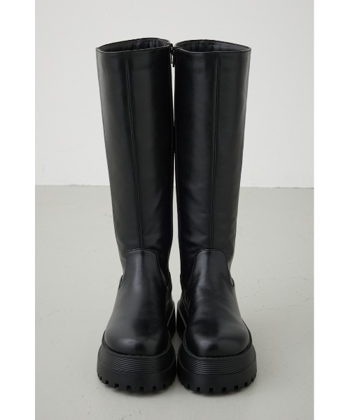 AZUL by moussy(アズールバイマウジー)の「【WEB限定】ボリュームソールロングブーツ(ブーツ・レディース・ブラック・SMALL/MEDIUM/LARGE/LL)」の8枚目の写真