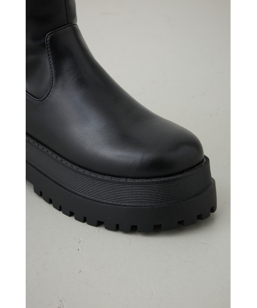 AZUL by moussy(アズールバイマウジー)の「【WEB限定】ボリュームソールロングブーツ(ブーツ・レディース・ブラック・SMALL/MEDIUM/LARGE/LL)」の10枚目の写真