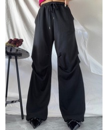 Rye by belgrace（リーバイベルグレイス）の「ギャザーフレアハイウエストスエットパンツ（スウェットパンツ）」