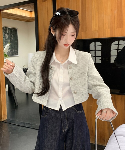 Jasmineさま専用rosy monster ジャケット　グレーF 超美品 org.jpg