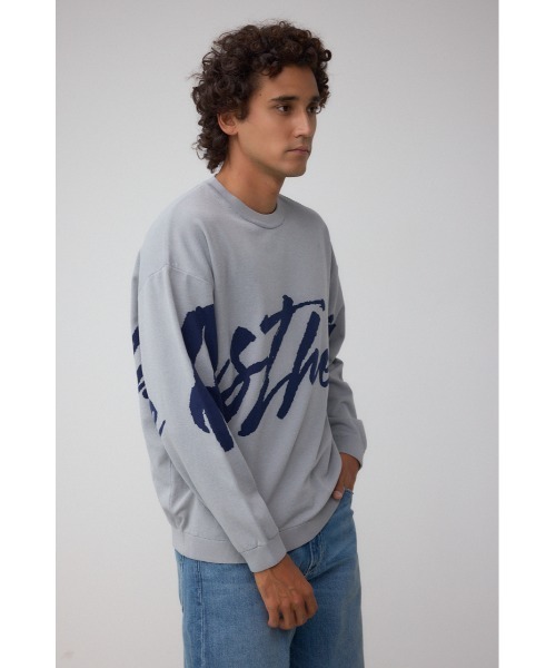 AZUL by moussy(アズールバイマウジー)の「リバーシブル総柄グラフィックニット(ニット/セーター・メンズ・ブラック/グレー・MEDIUM/LARGE)」の18枚目の写真