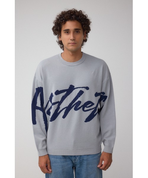 AZUL by moussy(アズールバイマウジー)の「リバーシブル総柄グラフィックニット(ニット/セーター・メンズ・ブラック/グレー・MEDIUM/LARGE)」の20枚目の写真