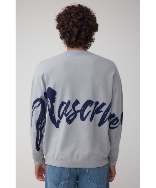 AZUL by moussy(アズールバイマウジー)の「リバーシブル総柄グラフィックニット(ニット/セーター・メンズ・ブラック/グレー・MEDIUM/LARGE)」の22枚目の写真