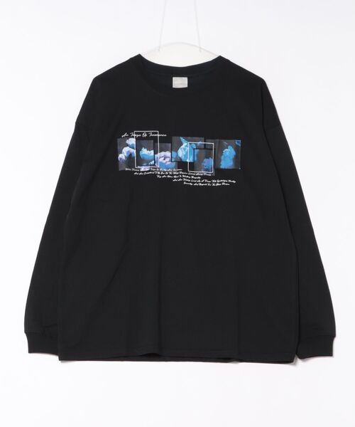 ８(eight)（エイト）の「ワイドシルエットロンTプリント（Tシャツ/カットソー・メンズ・ホワイト系その他/ブラック系その他/ホワイト系その他2/ブラック系その他2・MEDIUM/LARGE）」の4枚目の写真