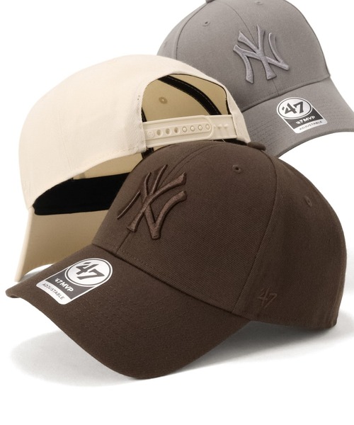 '47（フォーティーセブン）の「’47BRANDフォーティーセブン キャップ MVP NYニューヨークヤンキース（キャップ・メンズ・ホワイト/ベージュ/ネイビー/グレー/ブラウン・FREE）」の4枚目の写真
