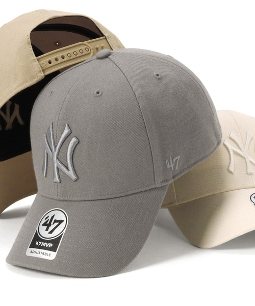 '47（フォーティーセブン）の「’47BRANDフォーティーセブン キャップ MVP NYニューヨークヤンキース（キャップ・メンズ・ホワイト/ベージュ/ネイビー/グレー/ブラウン・FREE）」の3枚目の写真