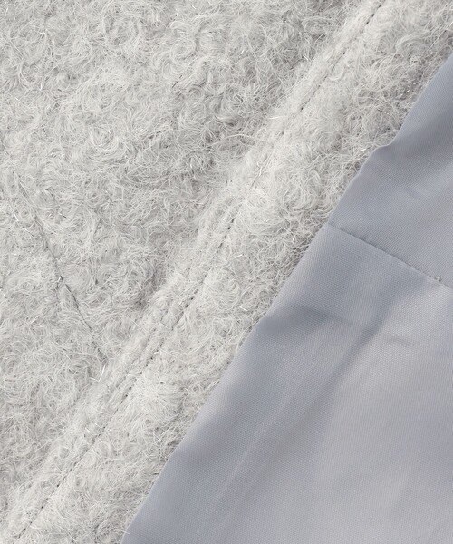 ANY SIS（エニィスィス）の「【2WAY】ブークレーシャギーラメ アウター（ピーコート・レディース・ライトグレー系/アイボリー系・X-LARGE）」の21枚目の写真