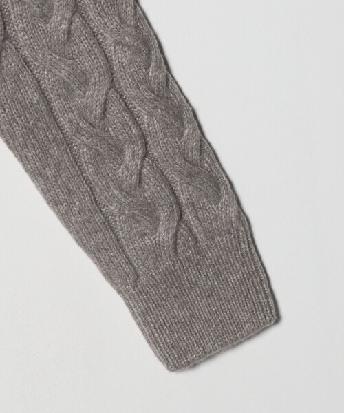 Gran Sasso＞メランジ ケーブル タートルネックニット（ニット