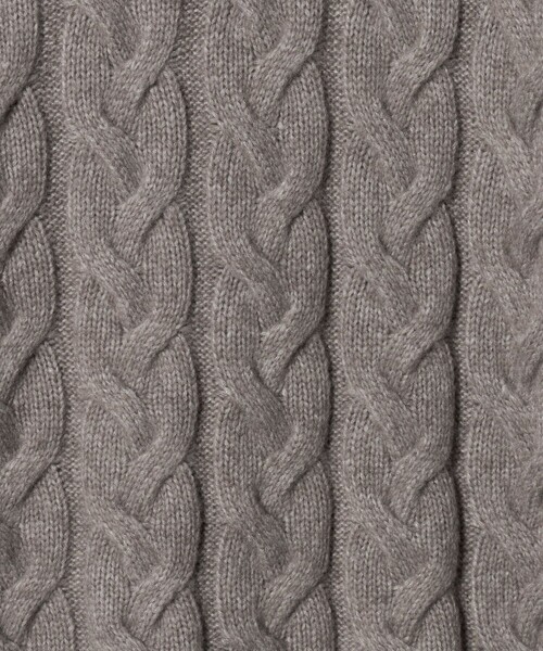 Gran Sasso（グランサッソ）の「＜Gran Sasso＞メランジ ケーブル タートルネックニット（ニット/セーター・メンズ・ナチュラル・48/50）」の6枚目の写真