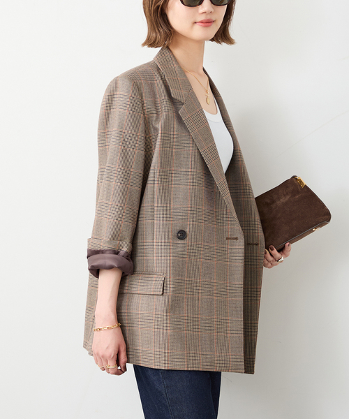 Deuxieme Classe★Essential ジャケット(CHECK)38 Essential ジャケット(CHECK)（テーラードジャケット）｜Deuxieme