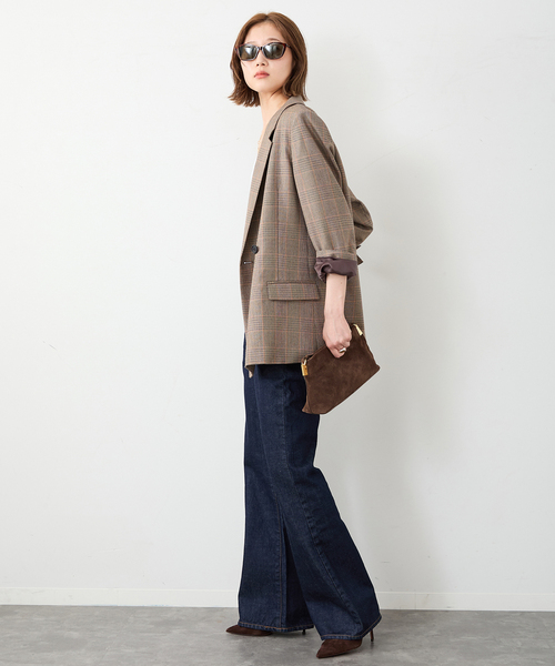 Deuxieme Classe★Essential ジャケット(CHECK) Essential ジャケット(CHECK)（テーラードジャケット）｜Deuxieme