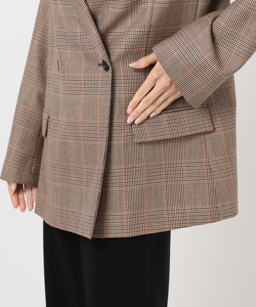 Essential ジャケット(CHECK)（テーラードジャケット）｜Deuxieme