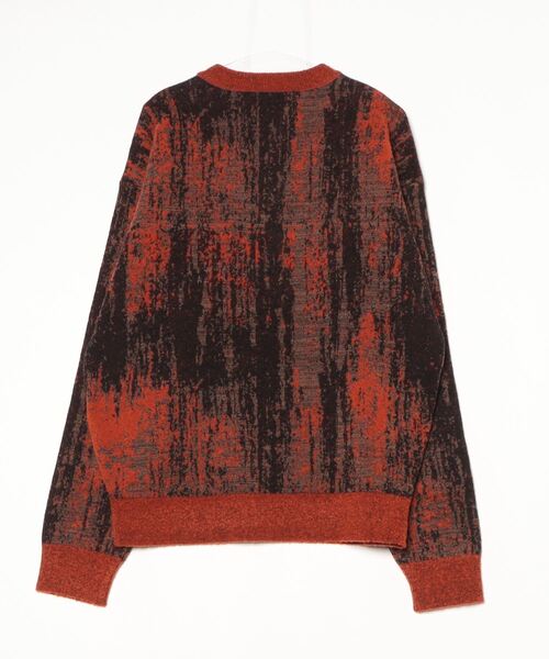 JOHN LAWRENCE SULLIVAN(ジョンローレンスサリバン)の「JACQUARD KNIT CREW NECK SWEATER(ニット/セーター・メンズ・オレンジ・MEDIUM/LARGE)」の3枚目の写真