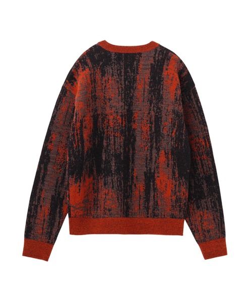 JOHN LAWRENCE SULLIVAN(ジョンローレンスサリバン)の「JACQUARD KNIT CREW NECK SWEATER(ニット/セーター・メンズ・オレンジ・MEDIUM/LARGE)」の2枚目の写真