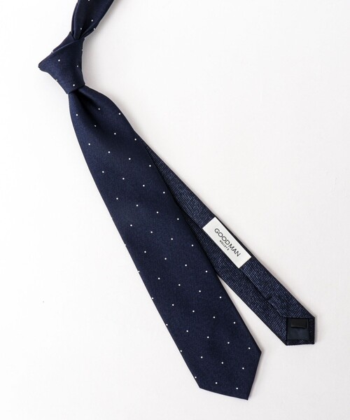 NOLLEY’S（ノーリーズ）の「RBクレリックスペースドットネクタイ 25AWコレクション（ネクタイ・メンズ・ブルー系その他6/パープル系その他・FREE）」の8枚目の写真