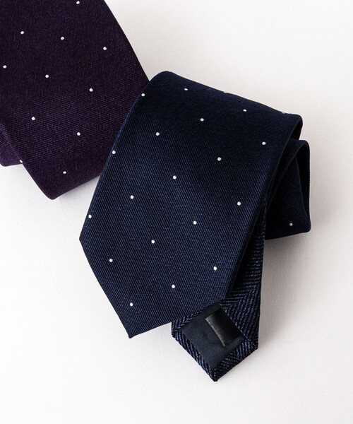 NOLLEY’S（ノーリーズ）の「RBクレリックスペースドットネクタイ 25AWコレクション（ネクタイ・メンズ・ブルー系その他6/パープル系その他・FREE）」の16枚目の写真