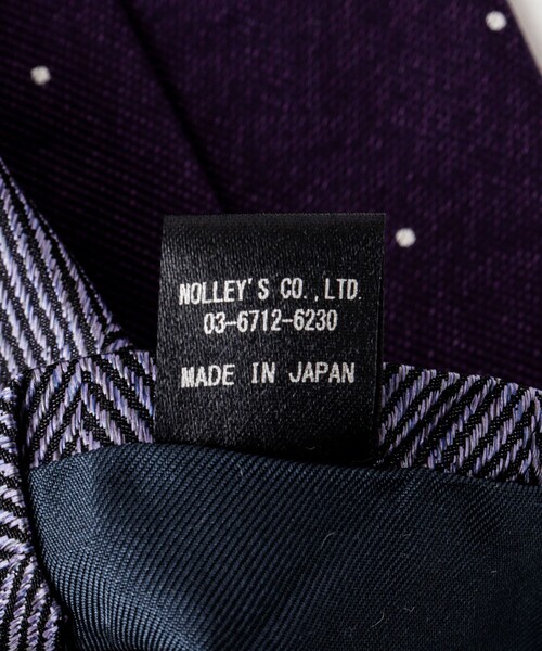 NOLLEY’S（ノーリーズ）の「RBクレリックスペースドットネクタイ 25AWコレクション（ネクタイ・メンズ・ブルー系その他6/パープル系その他・FREE）」の22枚目の写真