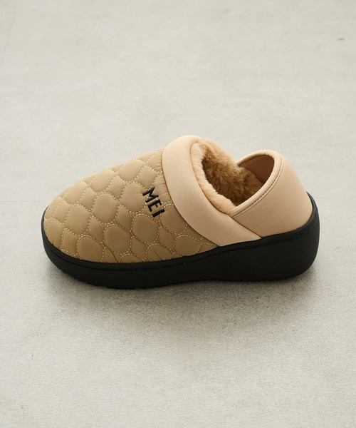 MEI(メイ)の「【MEI】PLATFORM QUILTING MOC SHOES / プラットフォームキルティングモックシューズ(スリッポン・レディース・ブラック/ピンク/グレー/ベージュ・L/M)」の14枚目の写真