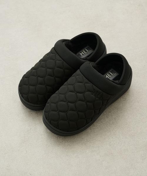 MEI(メイ)の「【MEI】PLATFORM QUILTING MOC SHOES / プラットフォームキルティングモックシューズ(スリッポン・レディース・ブラック/ピンク/グレー/ベージュ・L/M)」の19枚目の写真