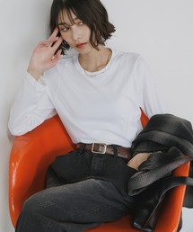 HANES（ヘインズ）の「Hanes/ヘインズ T-SHIRT/2P 2P クルーネックショートスリーブ・ロングスリーブTシャツ（Tシャツ/カットソー・メンズ）」