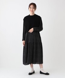 Afternoon Tea（アフタヌーンティー）の「ニットベスト&フラワーワンピースセット（ワンピース・レディース）」