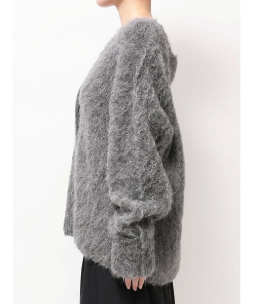 ELENDEEK（エレンディーク）の「アルパカシャギーニットカーディガン（カーディガン/ボレロ・レディース・グレー/オフホワイト・FREE）」の21枚目の写真