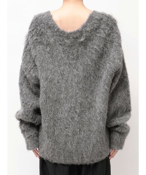 ELENDEEK（エレンディーク）の「アルパカシャギーニットカーディガン（カーディガン/ボレロ・レディース・グレー/オフホワイト・FREE）」の22枚目の写真